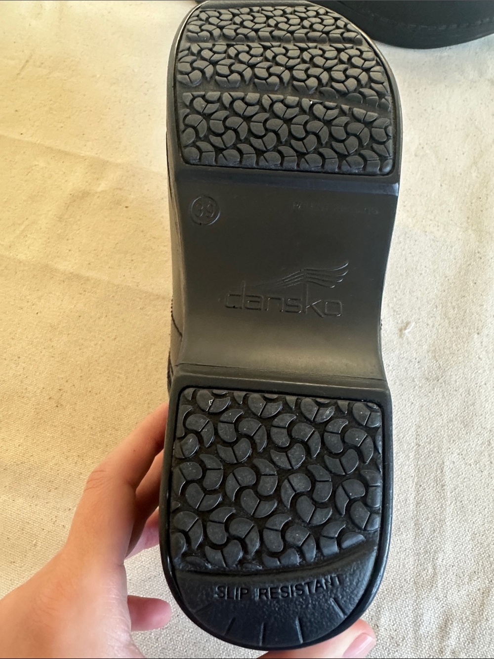 Dansko XP Black Leather Clogs - Picture 7 of 10